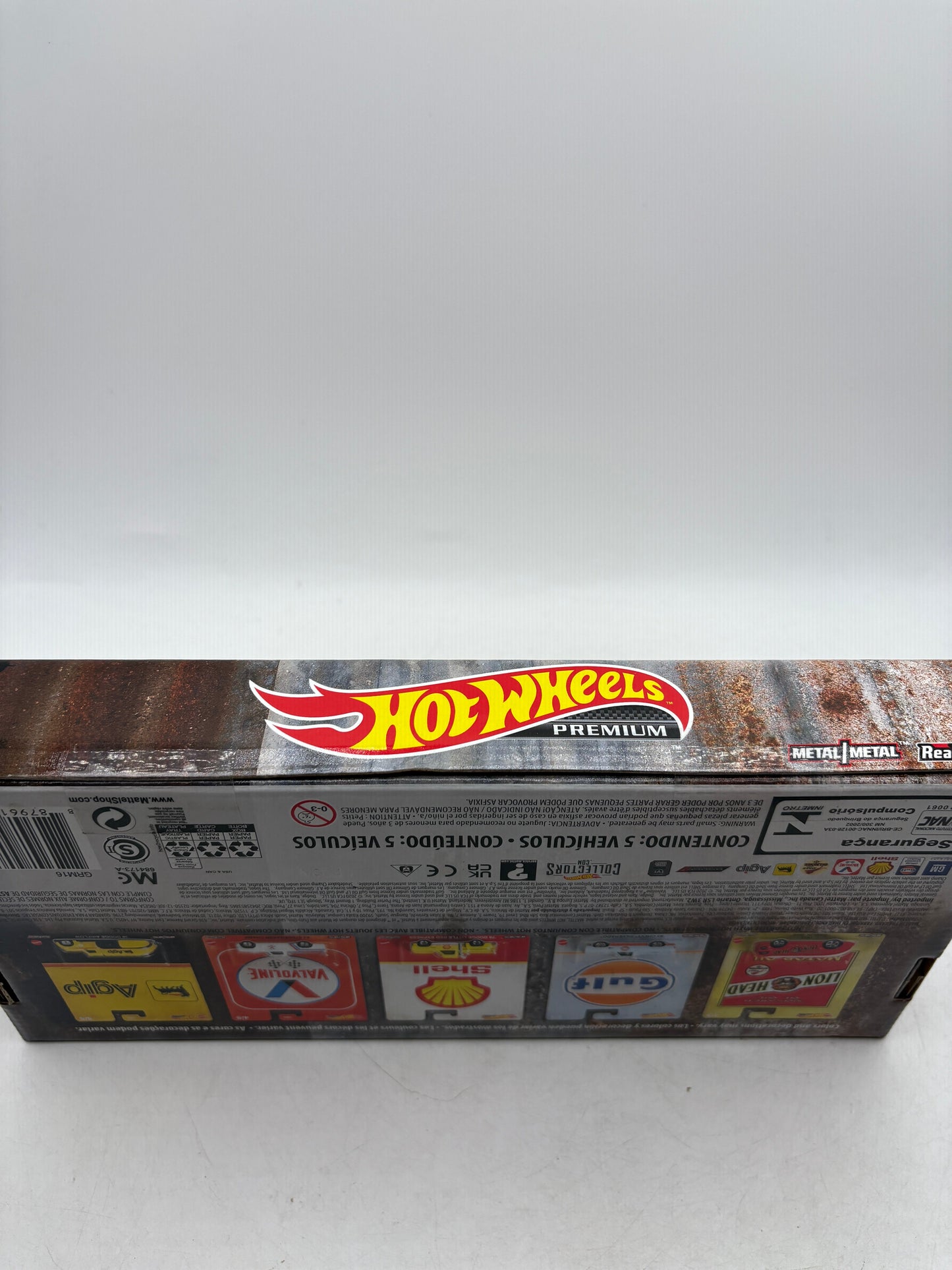 Hot Wheels Gas Themed Collector Edition Set Of 5 Premium Car Culture FRENLY BRICKS - Open 7 Days