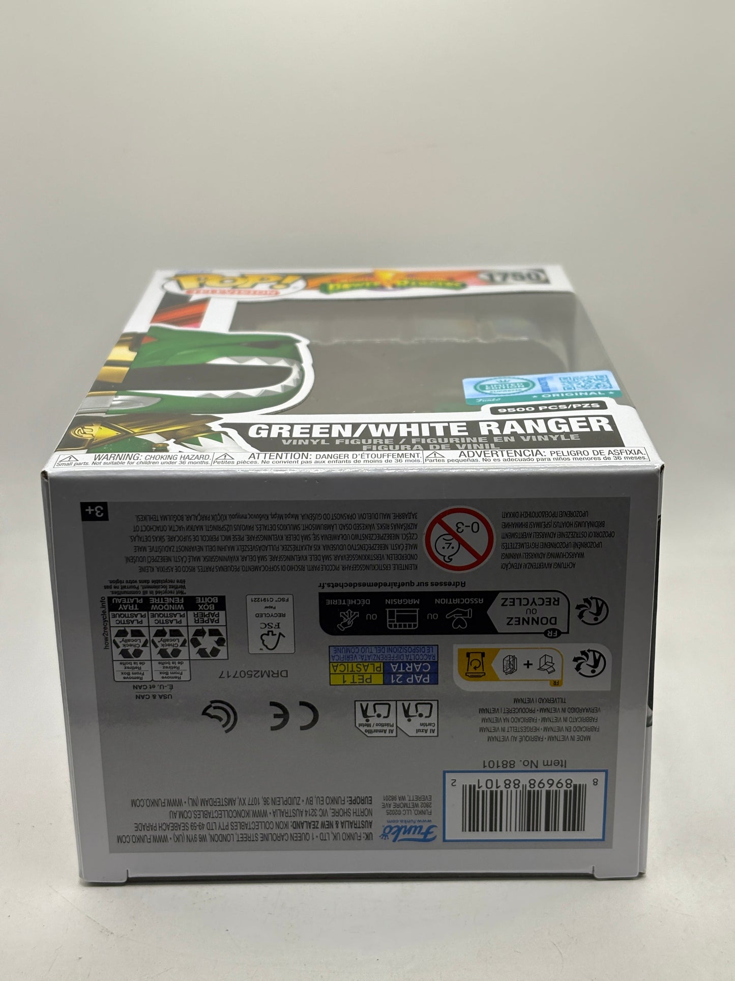 Funko POP! Television Power Rangers #1750 Green/White Ranger Limited 9500 Pcs FRENLY BRICKS - Open 7 Days