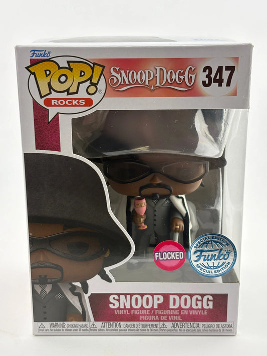 Funko POP! Rocks Snoop Dogg #347 Snoop Dogg Flocked Special Edition FRENLY BRICKS - Open 7 Days