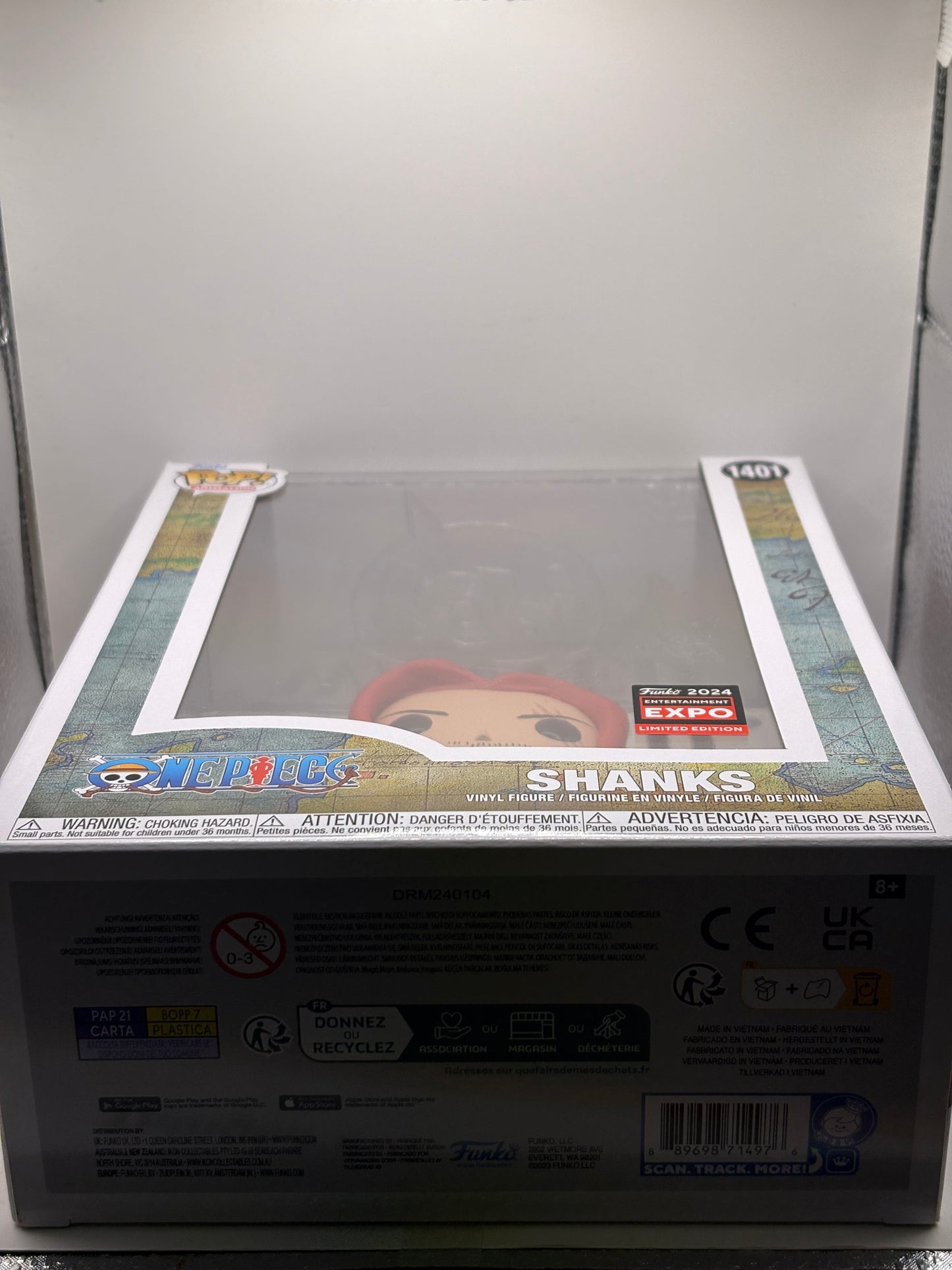 Funko POP! Animation One Piece #1401 Shanks Expo Limited Edition FRENLY BRICKS - Open 7 Days