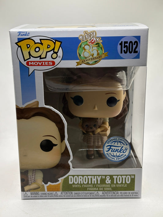 Funko POP! Movies Wizard of Oz #1502 Dorothy & Toto Special Edition FRENLY BRICKS - Open 7 Days