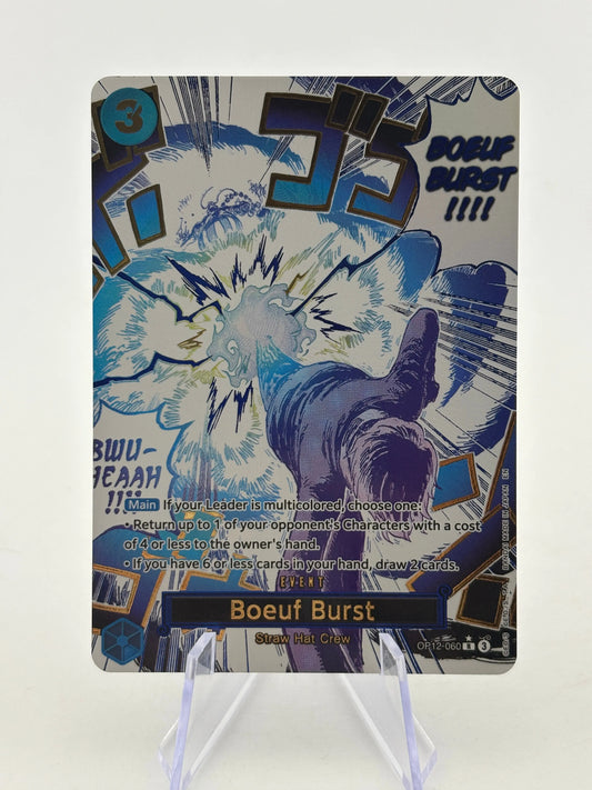 One Piece TCG OP12 - Boeuf Burst OP12-060 R* Alternate Art FRENLY BRICKS - Open 7 Days