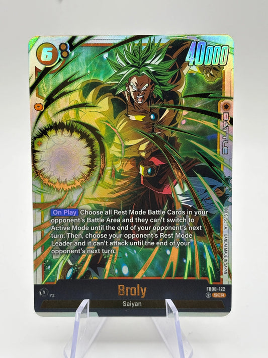 Dragon Ball Super Fusion World - Broly FB08-122 SCR LP FRENLY BRICKS - Open 7 Days