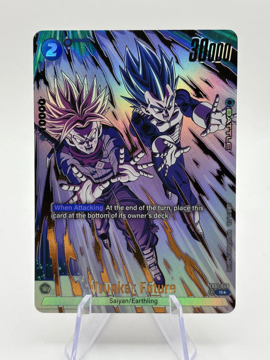 Dragon Ball Super Fusion World - Trunks : Future FB01-049 R* Alt Art Nm FRENLY BRICKS - Open 7 Days