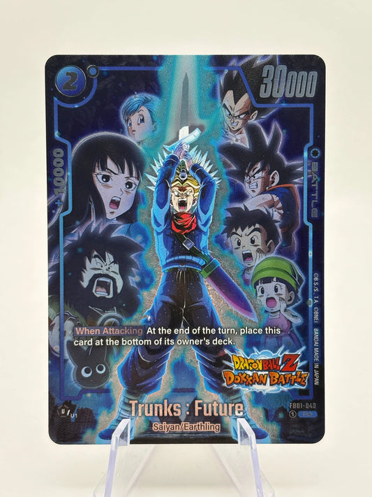 Dragon Ball Super Fusion World - Trunks : Future FB01-049 R* Alt Dokkan NM FRENLY BRICKS - Open 7 Days