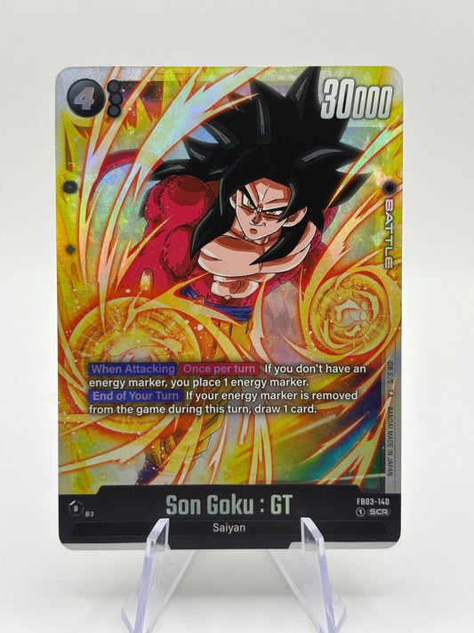 Dragon Ball Super Fusion World - Son Goku : GT FB03-140 SCR LP FRENLY BRICKS - Open 7 Days