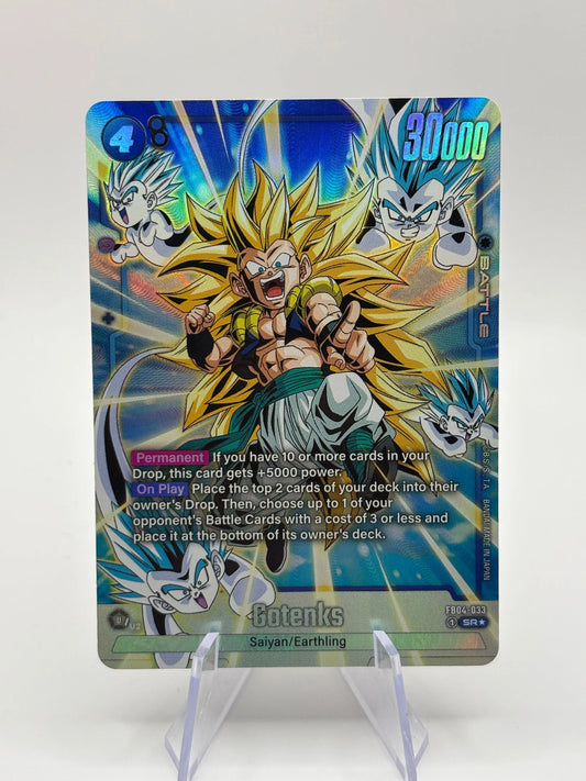 Dragon Ball Super Fusion World - Gotenks FB04-033 SR* Alt Art Nm FRENLY BRICKS - Open 7 Days