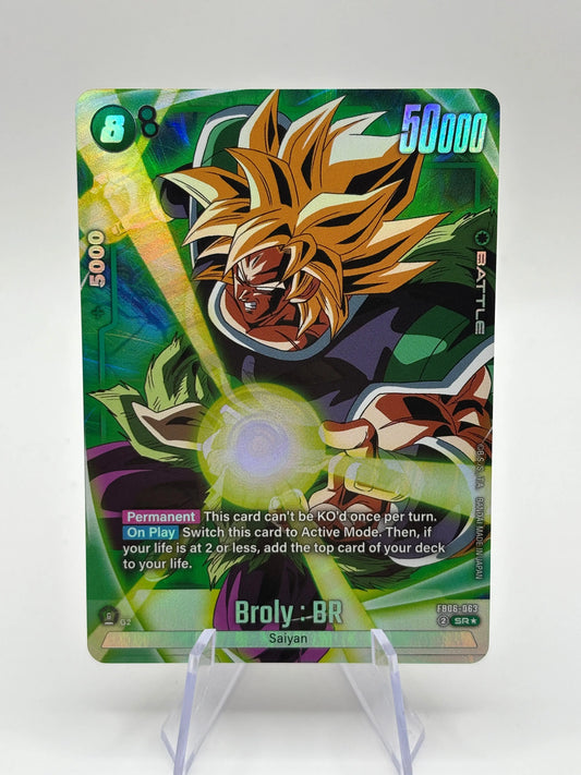Dragon Ball Super Fusion World - Broly : BR FB06-063 SR* Alt Art FRENLY BRICKS - Open 7 Days