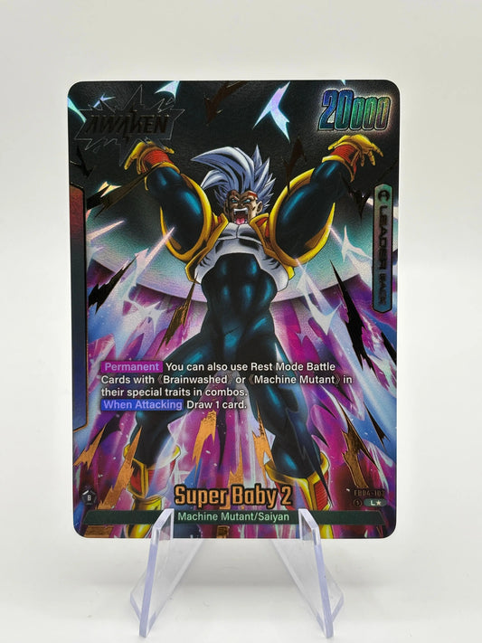 Dragon Ball Super Fusion World - Super Baby 2 FB04-103 Leader Alt Art FRENLY BRICKS - Open 7 Days