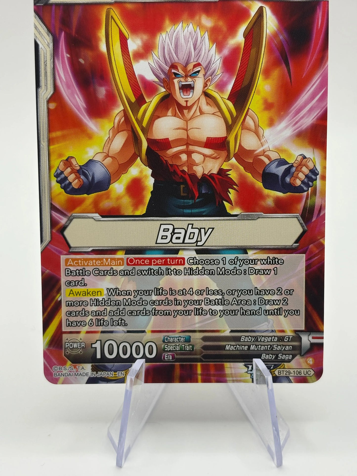 Dragon Ball Super Masters - Baby, Revenge Achieved BT29-106 SLR FRENLY BRICKS - Open 7 Days