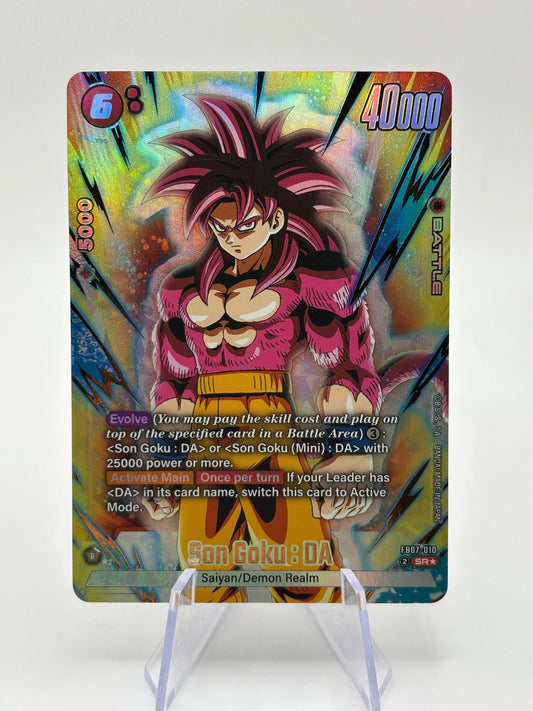 Dragon Ball Super Fusion World - Son Goku : DA FB07-010 SR* Alt Art FRENLY BRICKS - Open 7 Days