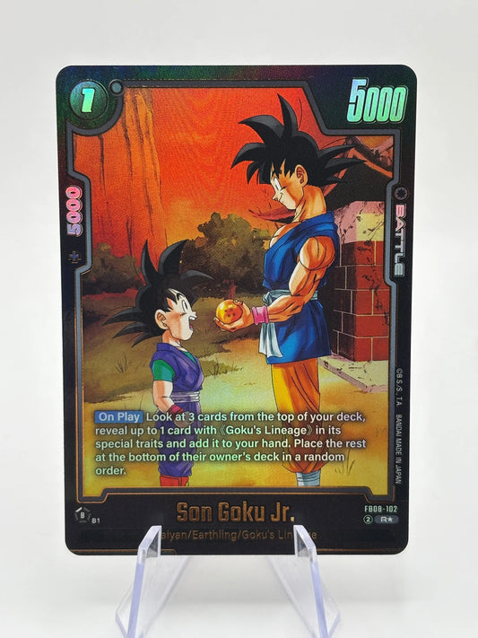 Dragon Ball Super Fusion World - Son Goku Jr. FB08-102 R* Alt Art LP* FRENLY BRICKS - Open 7 Days