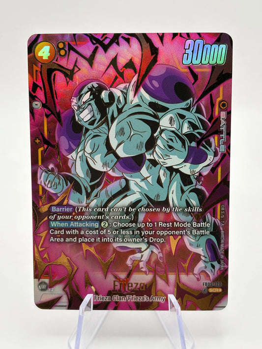 Dragon Ball Super Fusion World - Frieza FB05-120 SCR* Alt Art NM FRENLY BRICKS - Open 7 Days