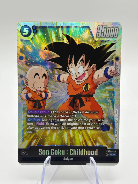 Dragon Ball Super Fusion World - Son Goku : Childhood FB06-119 SCR FRENLY BRICKS - Open 7 Days