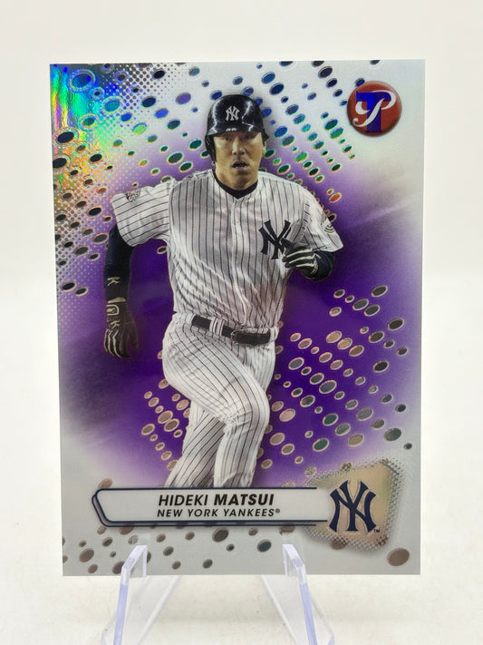 2023 Topps Pristine MLB - #217 Hideki Matsui Purple Pristine 01/99 product image