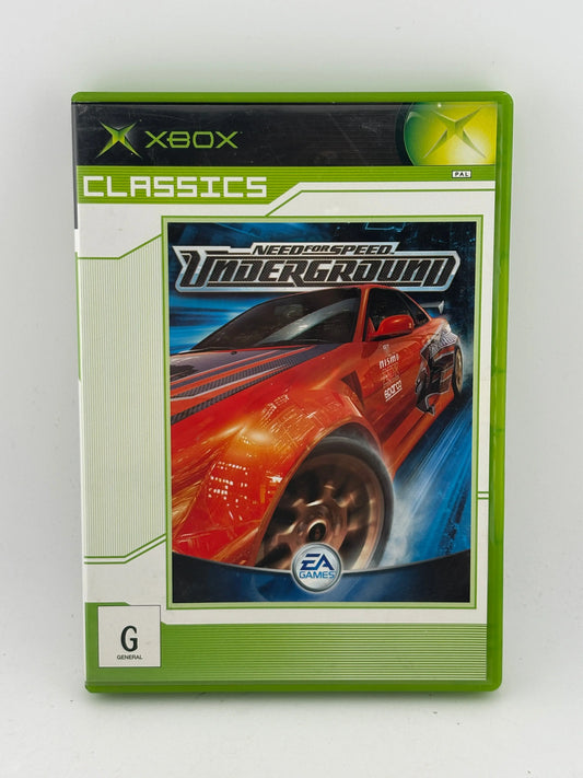 Microsoft Original Xbox Classics - Need for Speed Underground Video Game FRENLY BRICKS - Open 7 Days