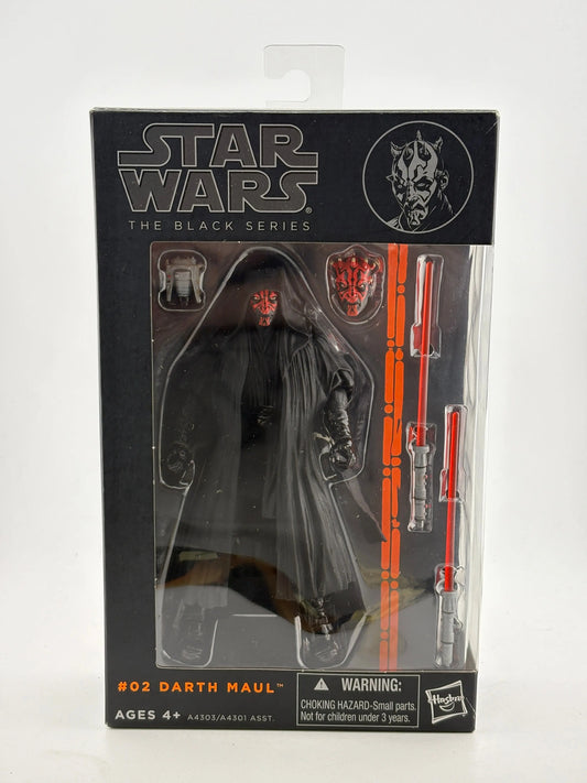 Hasbro Star Wars The Black Series - #02 Darth Maul Action Figure Sealed FRENLY BRICKS - Open 7 Days