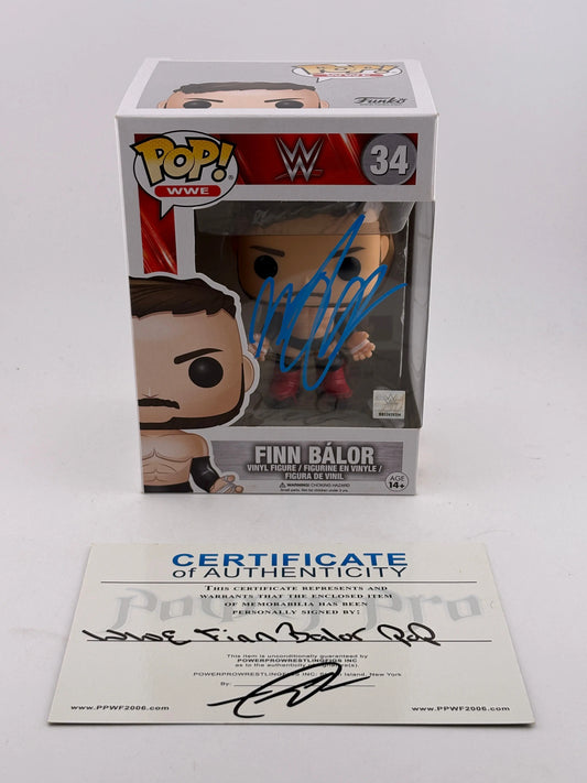 Funko POP! WWE #34 Finn Balor Vinyl Figure Signed with COA FRENLY BRICKS - Open 7 Days