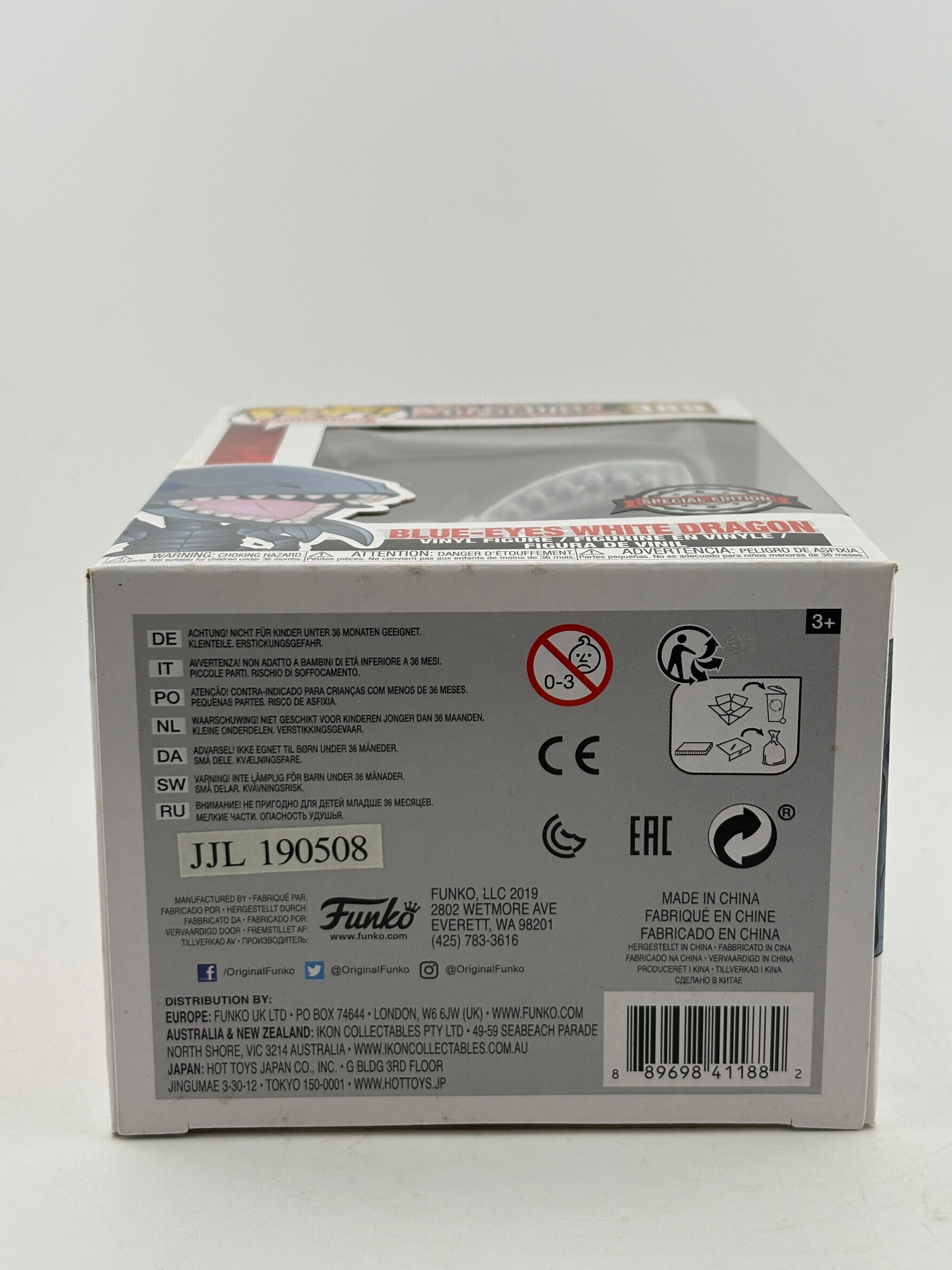 Funko POP! Animation Yu-Gi-Oh! #389 Blue-Eyes White Dragon Special Edition FRENLY BRICKS - Open 7 Days