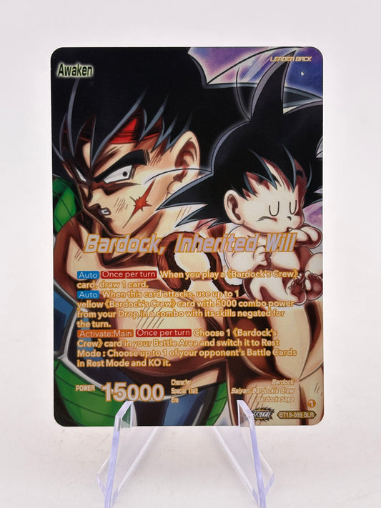 Dragon Ball Super Masters - Bardock, Inherited Will BT18-089 SLR FRENLY BRICKS - Open 7 Days