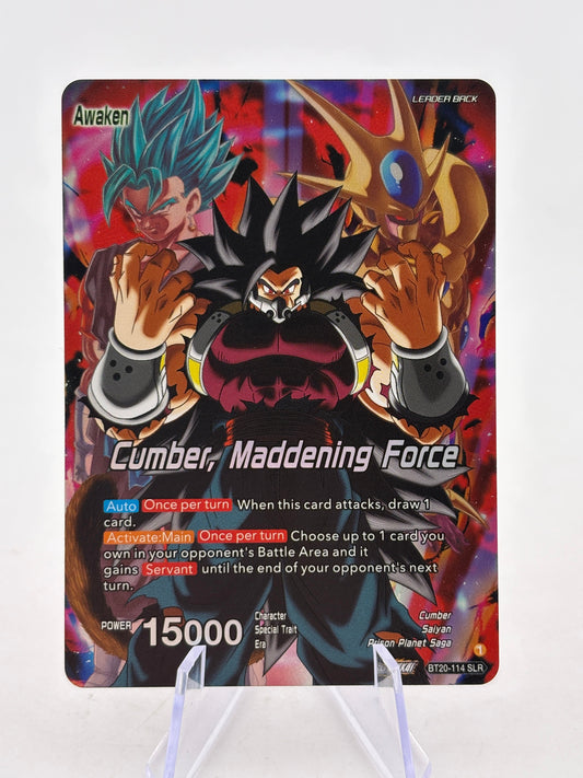 Dragon Ball Super Masters - Cumber, Maddening Force BT20-114 SLR FRENLY BRICKS - Open 7 Days