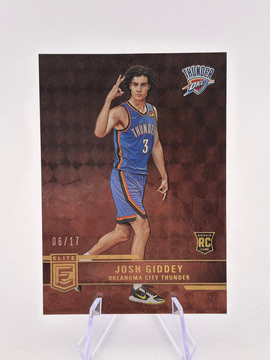 2021-22 Panini Donruss Elite - Josh Giddey #243 06/17 Rookie Card FRENLY BRICKS - Open 7 Days