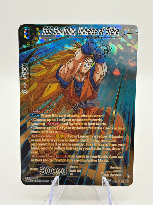 Dragon Ball Super Masters - SS3 Son Goku, Universe at Stake BT20-095 SPR NM
