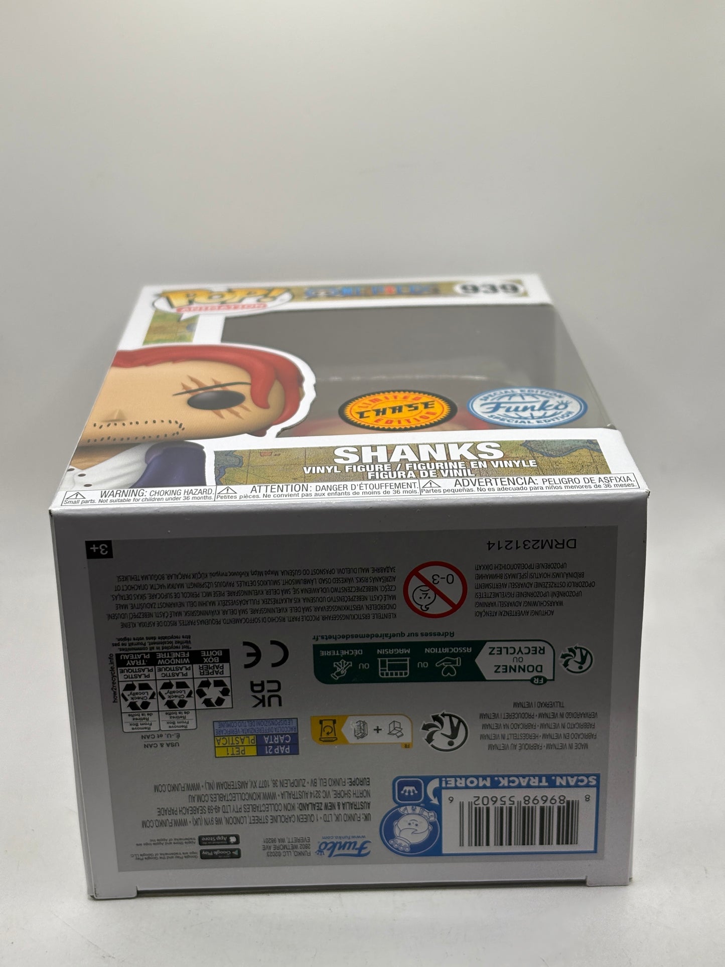 Funko POP! Animation One Piece #939 Shanks Limited Chase Special Edition