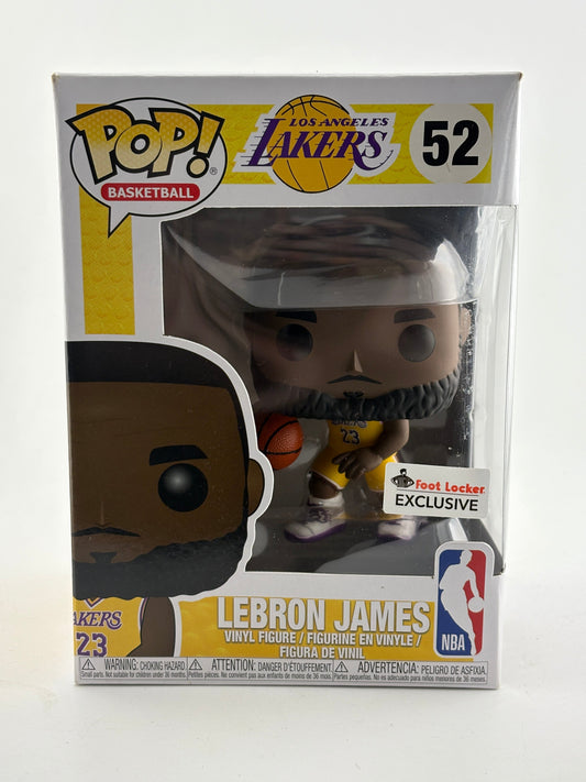 Funko POP! Basketball Lakers #52 Lebron James Foot Locker Exclusive Vinyl Figure FRENLY BRICKS - Open 7 Days