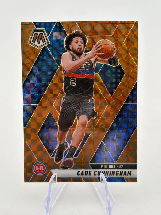2024-25 Panini Mosaic Basketball - Cade Cunningham 30/75 Orange Mosaic FRENLY BRICKS - Open 7 Days