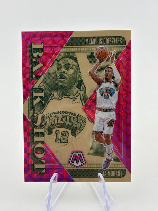 2024-25 Panini Mosaic Basketball - Ja Morant Bank Shot Pink /149 FRENLY BRICKS - Open 7 Days