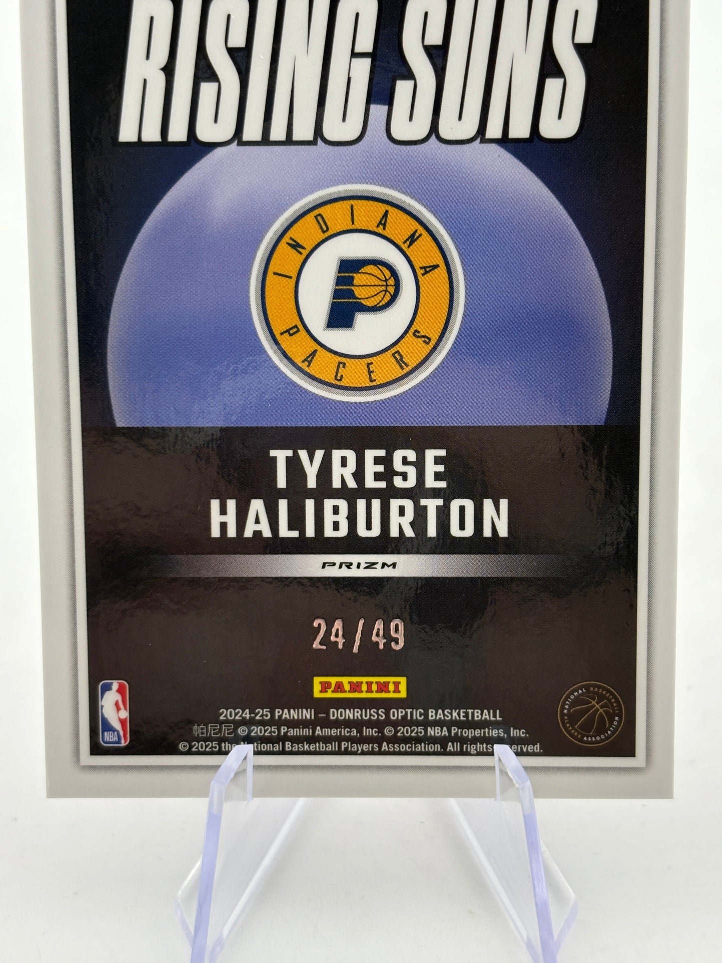 2024-25 Panini Donruss Optic Basketball - Rising Suns Tyrese Haliburton /49 FRENLY BRICKS - Open 7 Days