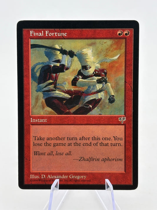 Magic The Gathering Vintage 1996 - Final Fortune 173 MP FRENLY BRICKS - Open 7 Days