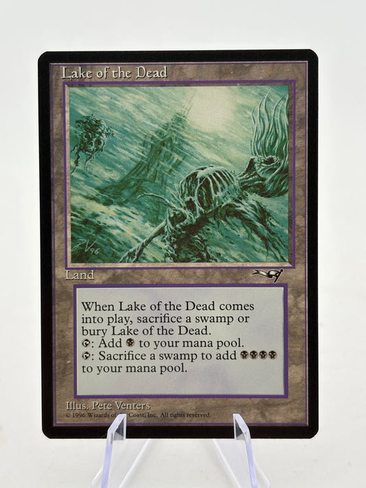 Magic The Gathering Vintage 1996 - Lake of The Dead Land LP FRENLY BRICKS - Open 7 Days
