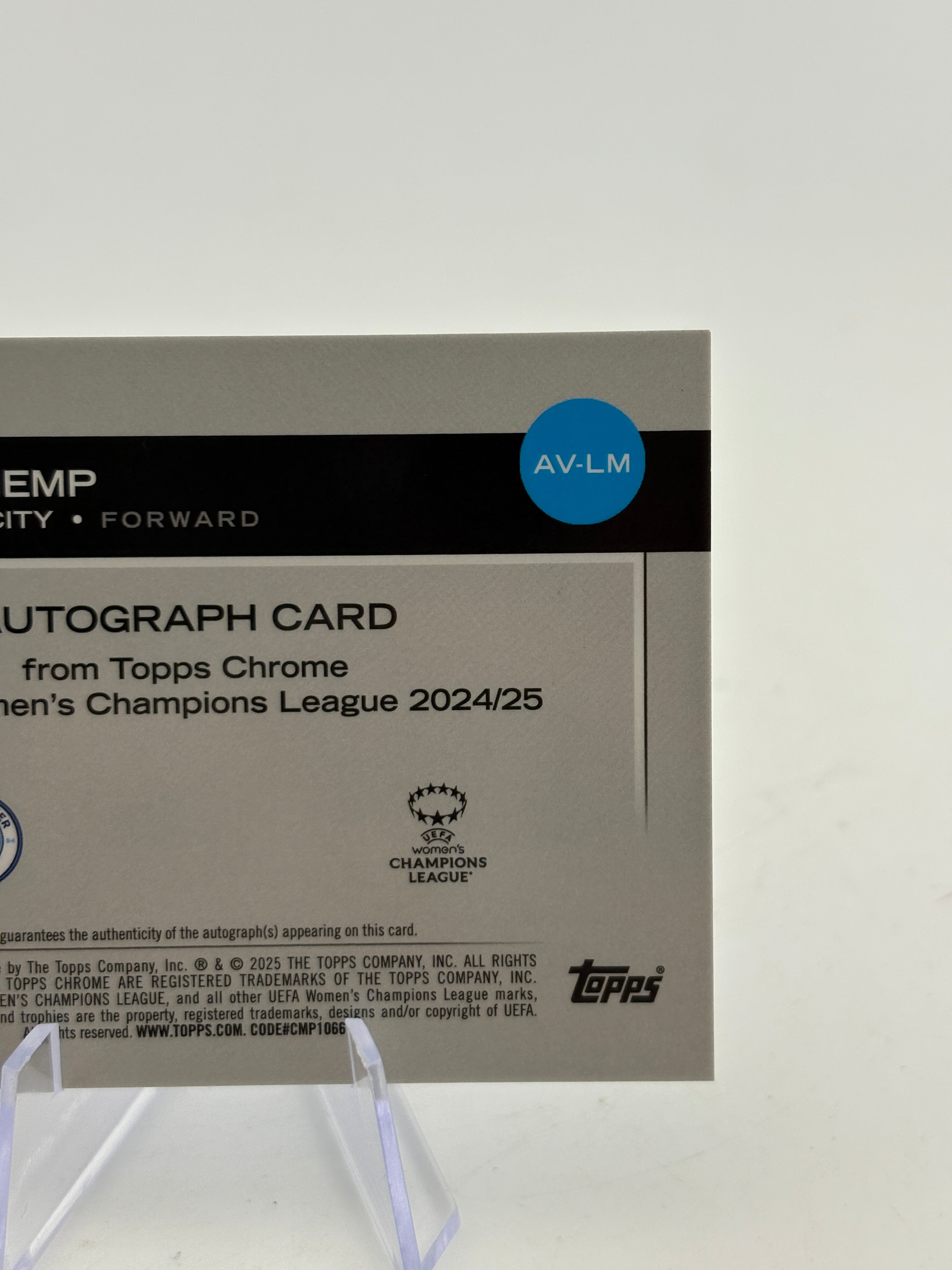 2024-25 Topps Chrome Champions League - Lauren Hemp Auto /150 FRENLY BRICKS - Open 7 Days