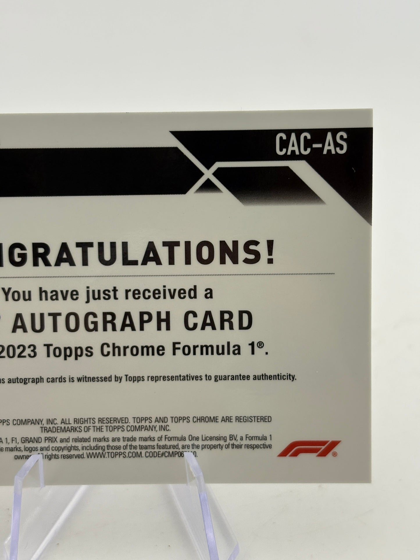 2023 Topps Chrome Formula 1 - Andrea Stella Silver Auto #CAC-AS FRENLY BRICKS - Open 7 Days