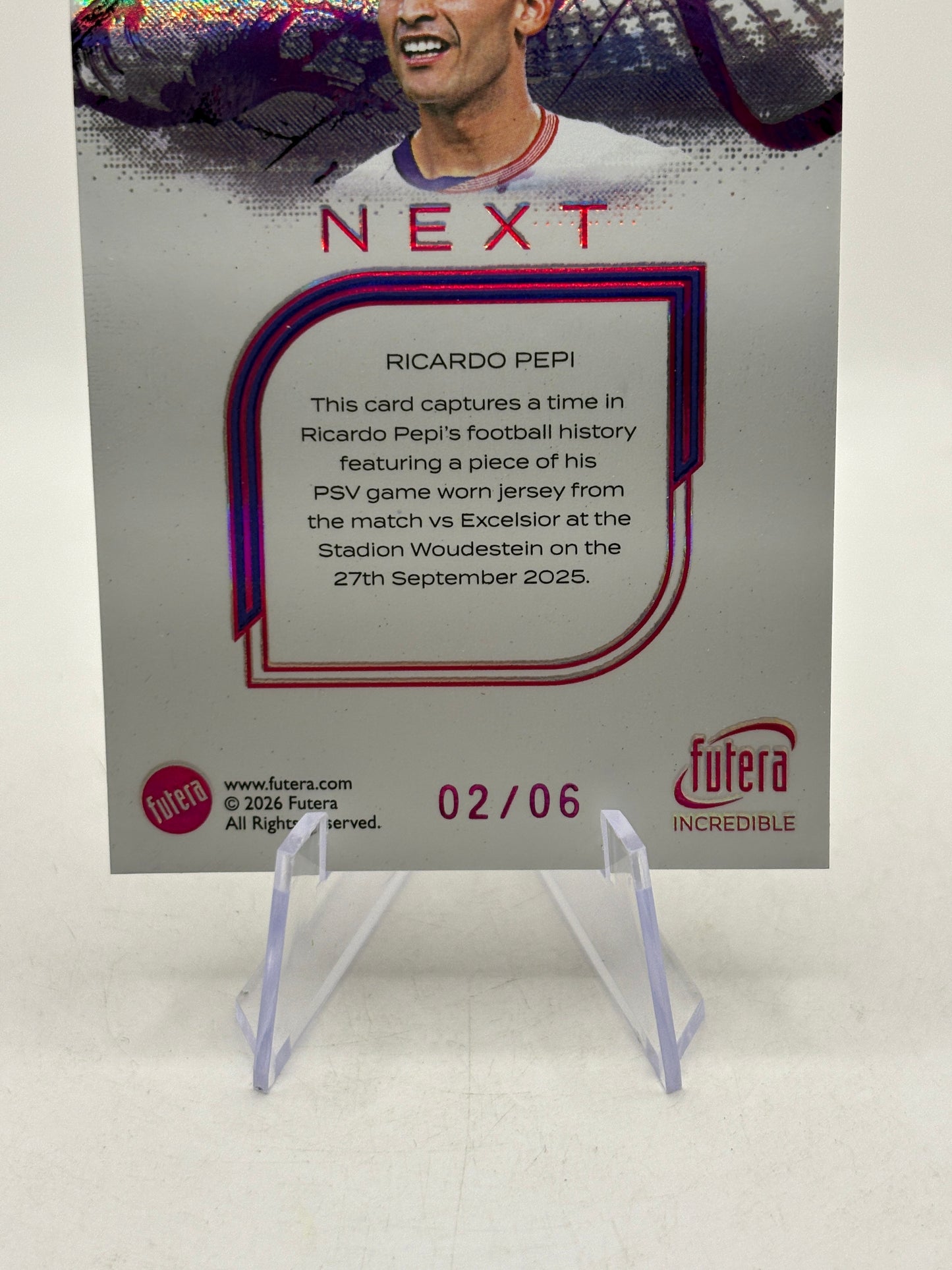 2026 Futera Incredible - NX16 Next Ricardo Pepi Patch 02/06