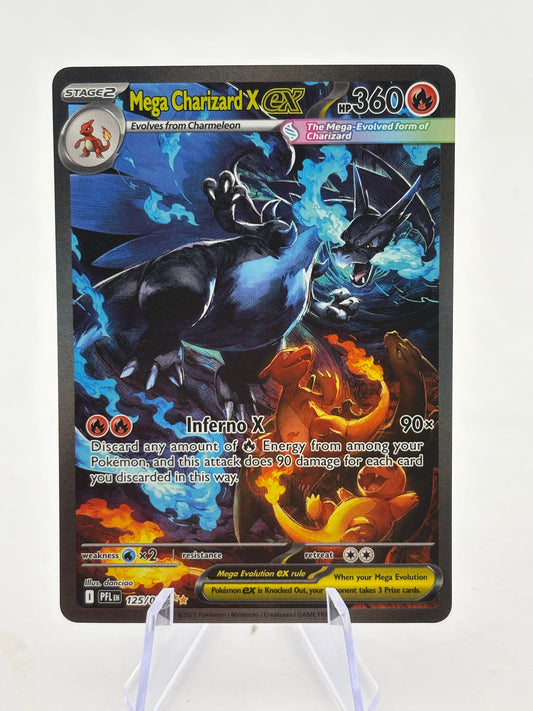 Pokemon TCG Phantasmal Flames - Mega Charizard X EX 125/094 SIR MINT FRENLY BRICKS - Open 7 Days