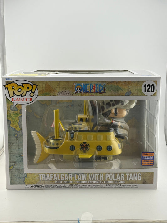 Funko POP! Rides One Piece #120 Trafalgar Law with Polar Tang 2023 Wondrous Con FRENLY BRICKS - Open 7 Days