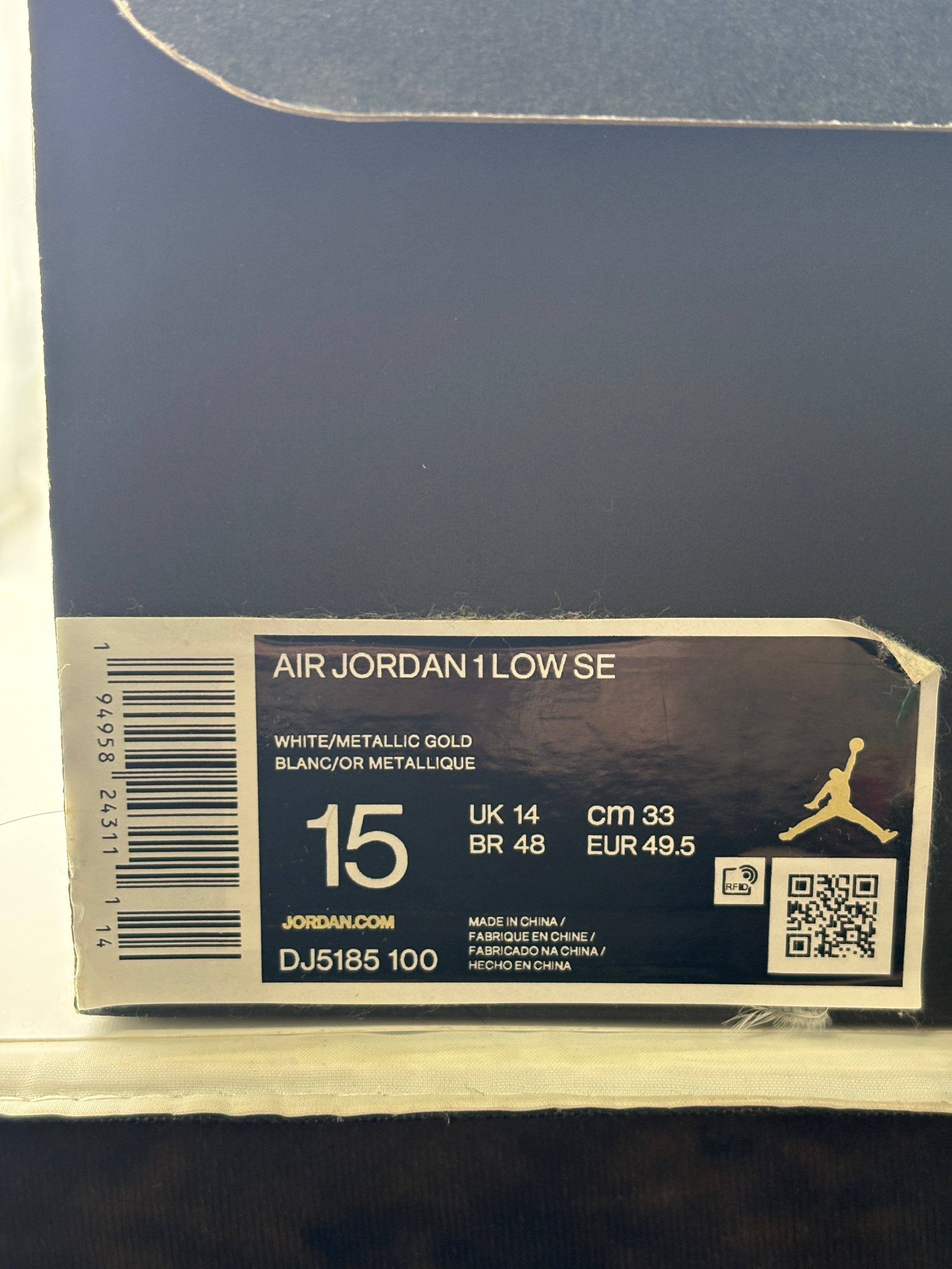 Nike Air Jordan 1 Low SE - Spades SIZE US 15 - DJ5185 100 NEW with Box FRENLY BRICKS - Open 7 Days