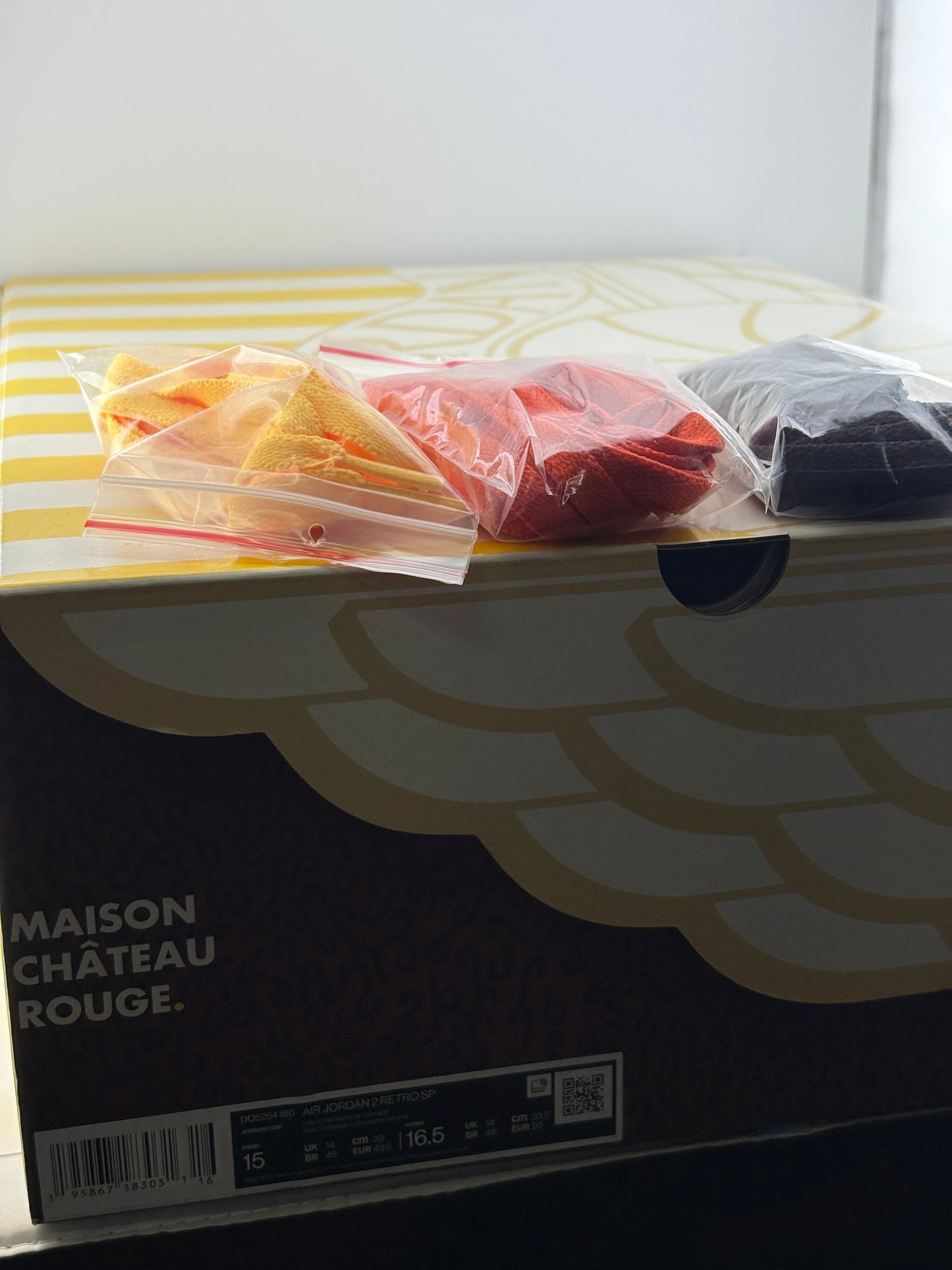 Nike Air Jordan 2 Retro SP Maison Chateau Rouge DO5254 180 SIZE US 15 USED FRENLY BRICKS - Open 7 Days