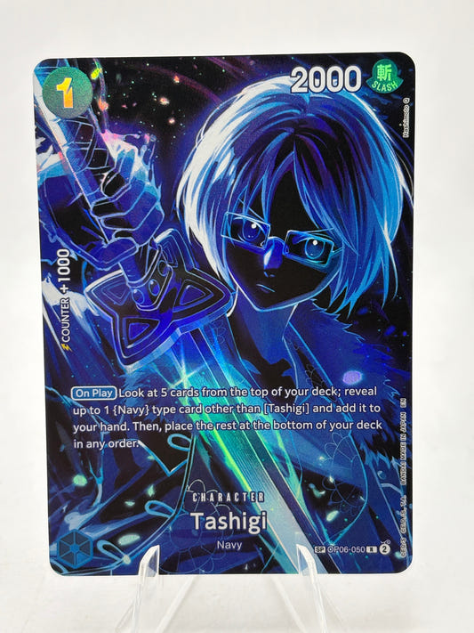 One Piece TCG OP06 - Tashigi OP06-050 R SP Alternate Art NM FRENLY BRICKS - Open 7 Days