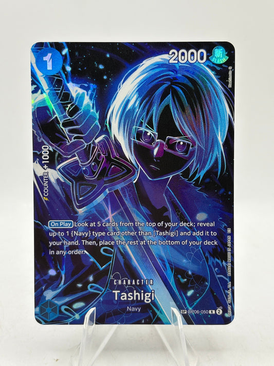 One Piece TCG OP06 - Tashigi OP06-050 R SP Alternate Art NM (2) FRENLY BRICKS - Open 7 Days