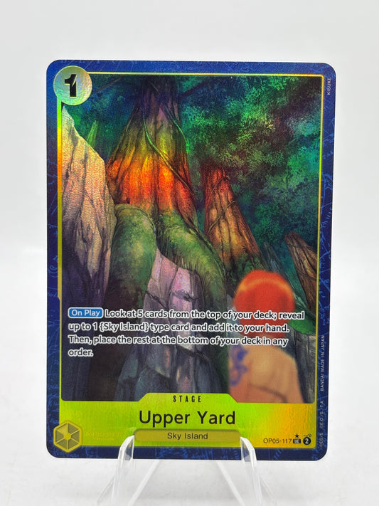 One Piece TCG OP05 - Upper Yard Stage OP05-117 UC* Alt Art NM FRENLY BRICKS - Open 7 Days