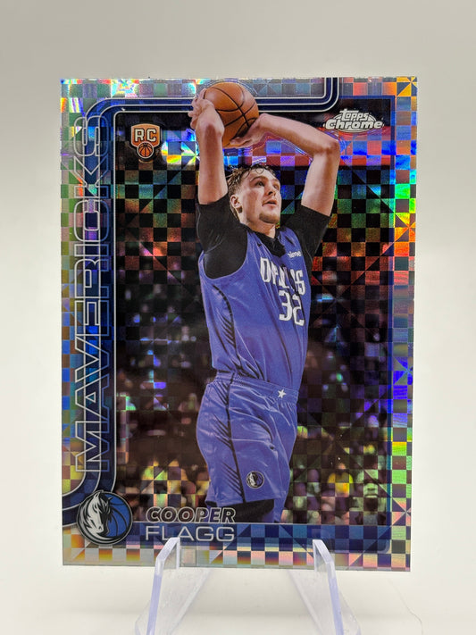 2025-26 Topps Chrome Cooper Flagg #251 X-Fractor Refractor Rookie RC FRENLY BRICKS - Open 7 Days