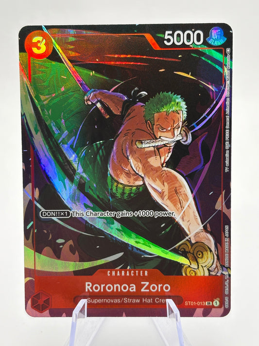 One Piece TCG - Roronoa Zoro ST01-013 SR Gift Collection 2023 FRENLY BRICKS - Open 7 Days