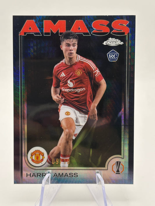 2025 Topps Chrome Europa League - Harry Amass Rookie 09/10 Refractor FRENLY BRICKS - Open 7 Days
