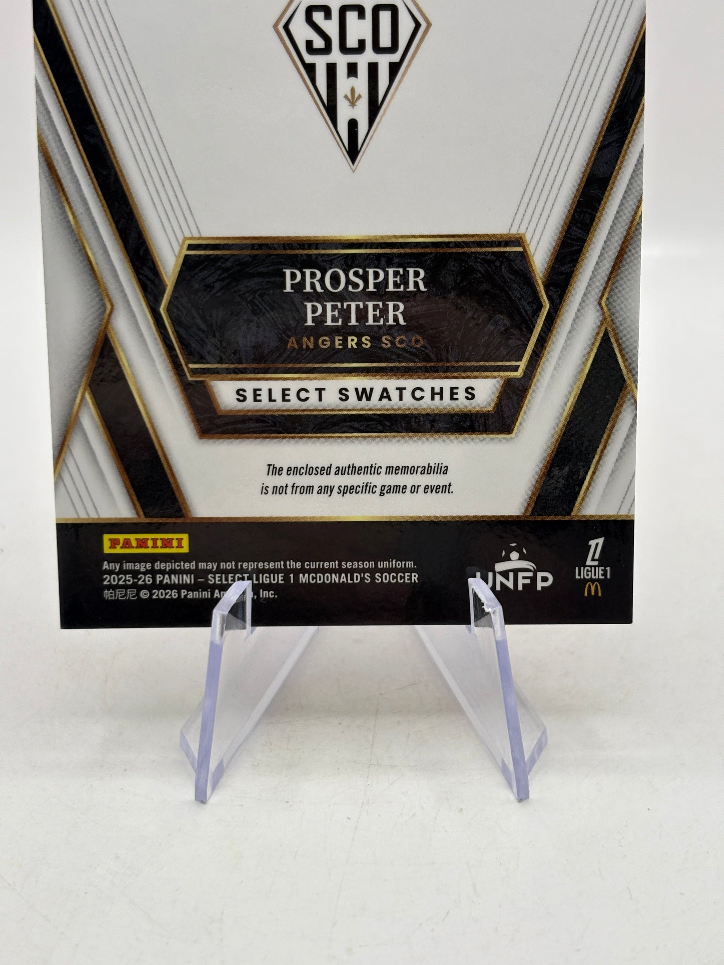 2025-26 Panini Select Ligue 1 - SW-PP Prosper Peter Patch Red Rookie