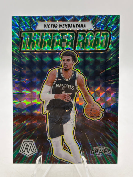 2024-25 Panini Mosaic Basketball - Victor Wembanyama Thunder Road Green Mosaic FRENLY BRICKS - Open 7 Days