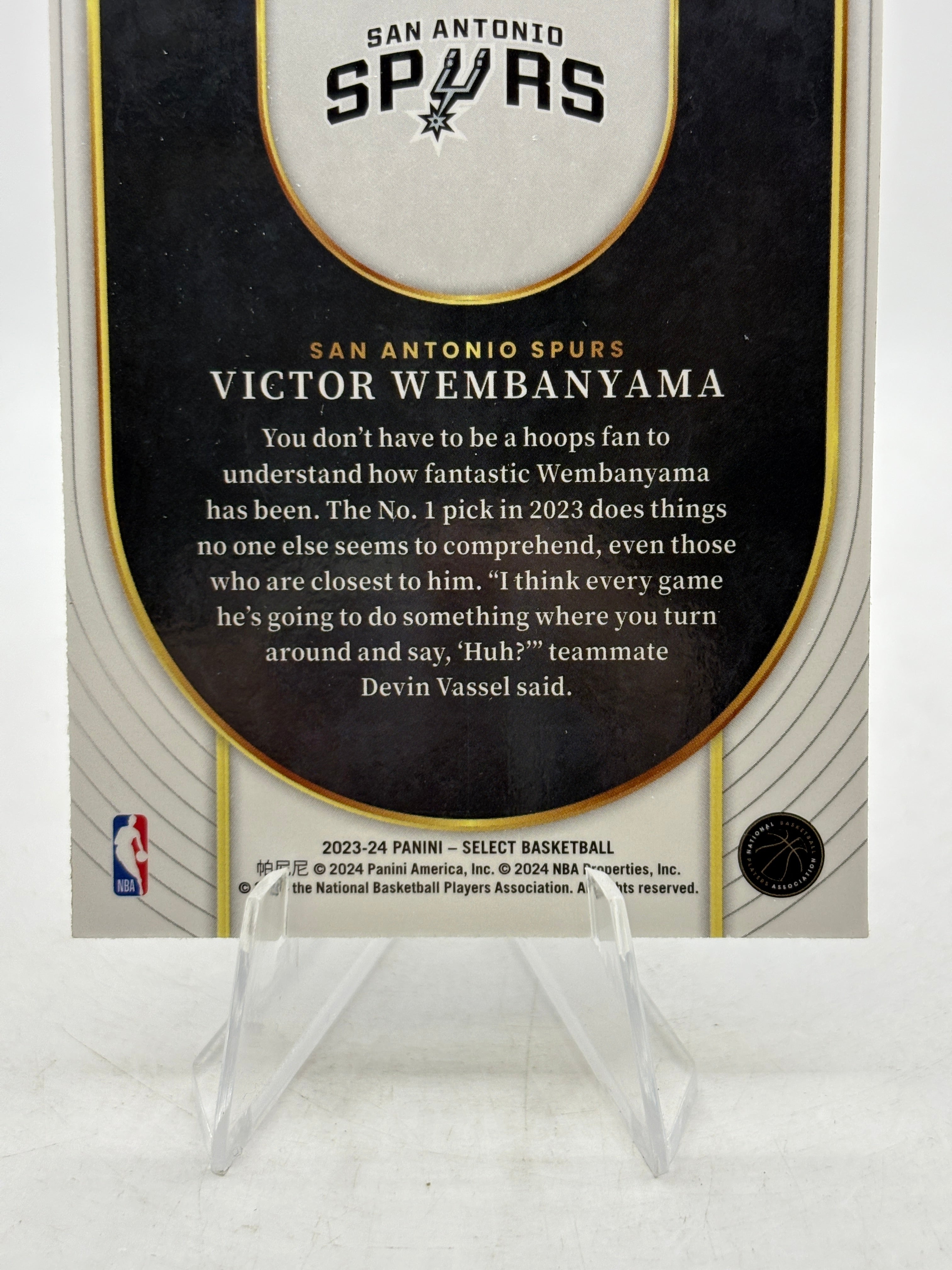2023-24 Panini Select Basketball - Victor Wembanyama #13 Neon Icon FRENLY BRICKS - Open 7 Days